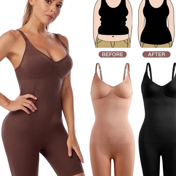 Full Body Shaper, spaghetti straps - Picture 3 of 5